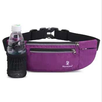 

Running water bottle waist bag for women multi-functional close fitting waist bag marathon sports fitness mobile phone bag
