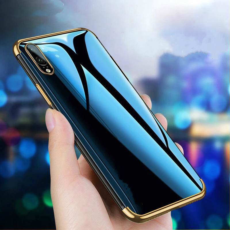 Прозрачный чехол для Samsung Galaxy M20 M10 M30 A10 A20 A30 A40 A50 A70 Роскошный тонкий прозрачный