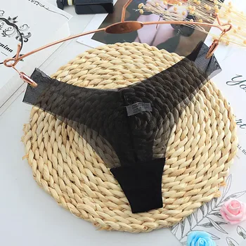

Women Ultra-thin G-string Lingerie Briefs Panties Thong Underwear Knickers Net Yarn Sexy Seamless Quick-Drying