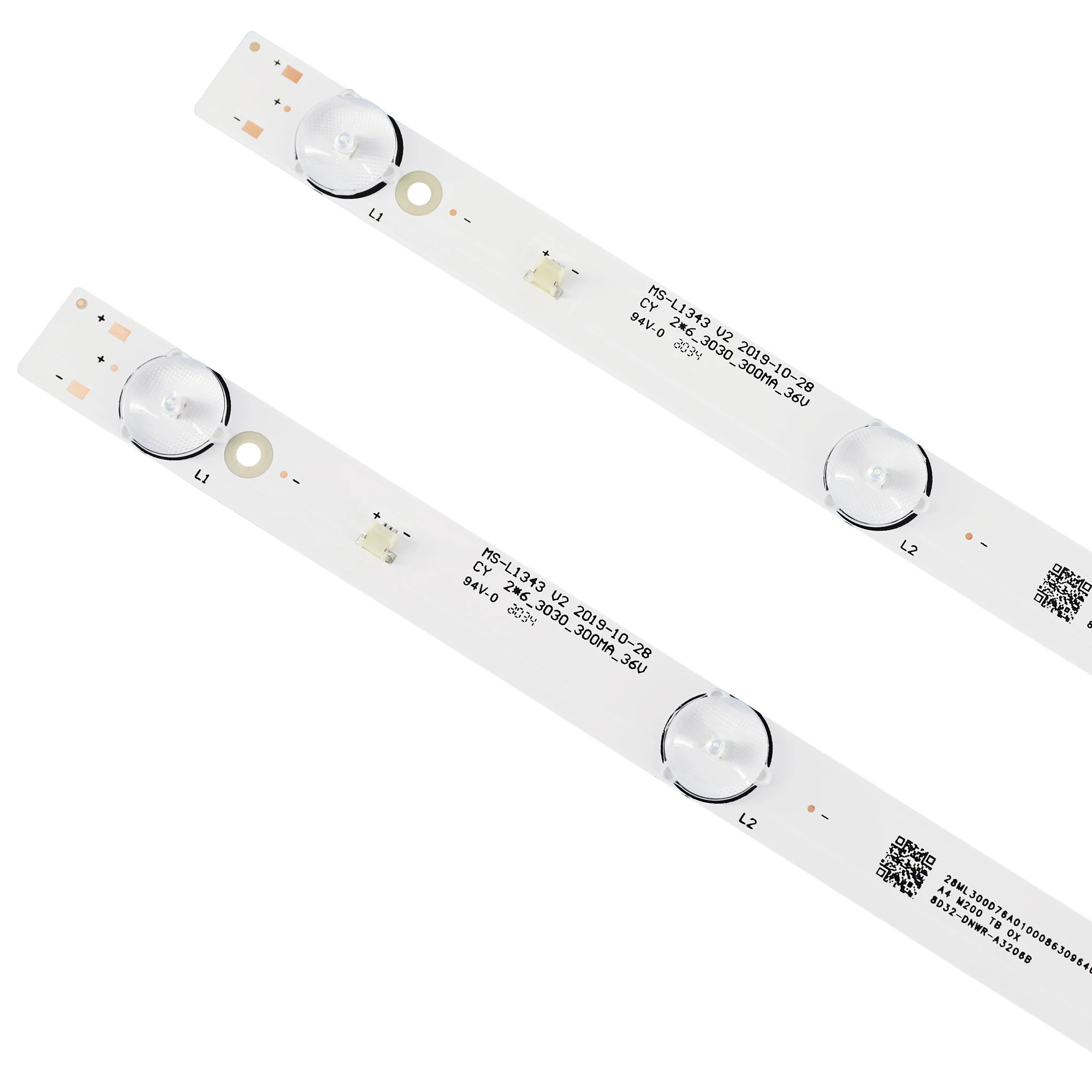 Bandes de rétroéclairage LED MS-L1343 V1 V2 8D32-ChrWR-A3206B 32 