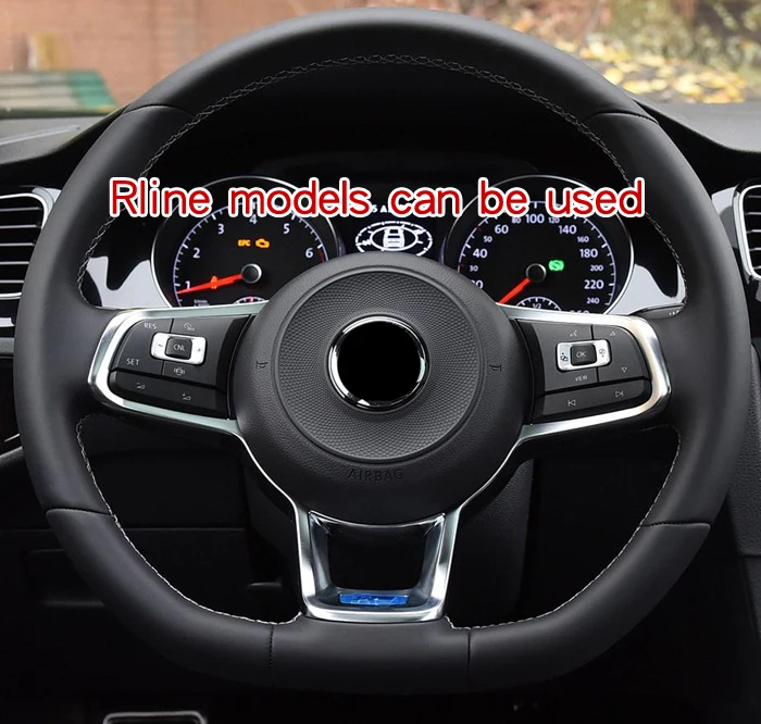 Для VW GOLF GTI R GTD GTE MK7 7 POLO GTI Scirocco- металлическое Автомобильное рулевое колесо весло для замены