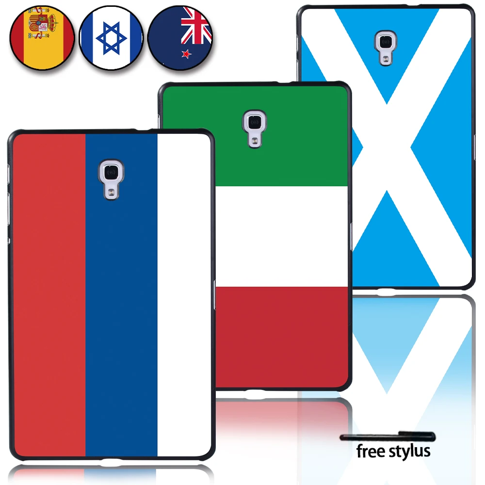 

For Samsung Galaxy Tab A 10.5 T590 T595 Anti-fall Hard Plastic Protective Tablet Case with Different National Flag Pattern Flags