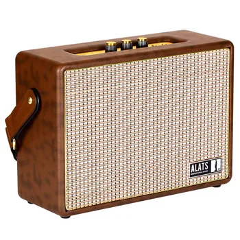 

Retro Bluetooth Speaker Wifi Speaker Treble Bass Adjustable Portable Log HiFi Audio Louderspeaker Fashion Subwoofer Music Player