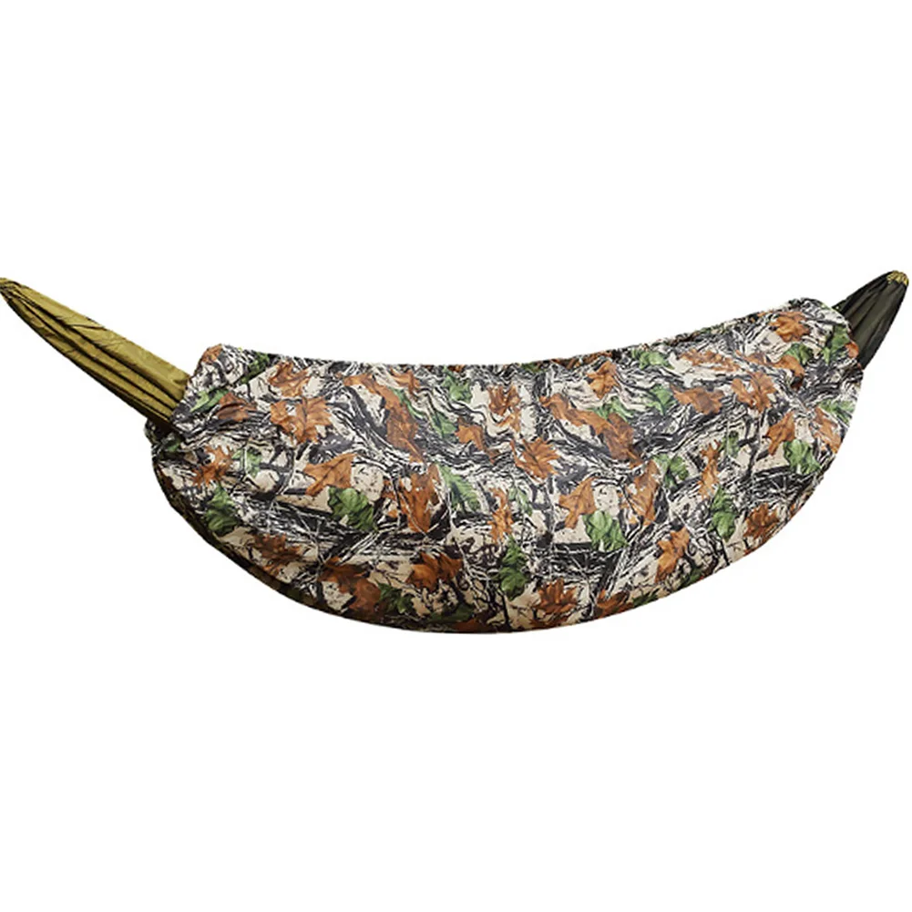 Coldproof Windproof Sleeping Bag Winter Protection Camping Hammock Quilt Travel With Storage Pocket Under Blanket Keep Warm