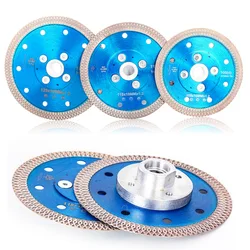 105/115mm/125mm super thin X shape diamond tile cutting blade with Flange for cutting stone and  tiles