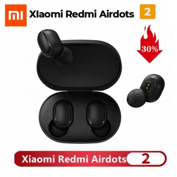 

Original Xiaomi Redmi AirDots 2 Earphone Wireless Bluetooth 5.0 Headset Left Right Low Lag Mode Mi True Wireless Stereo Earphone