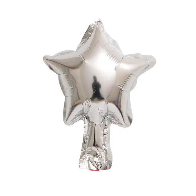 50pcs 5inch Foil Star Balloons Heart balloon Wedding Decoration Silver Gold Heart Balloons Birthday Baby Shower Wedding Supplies as picture