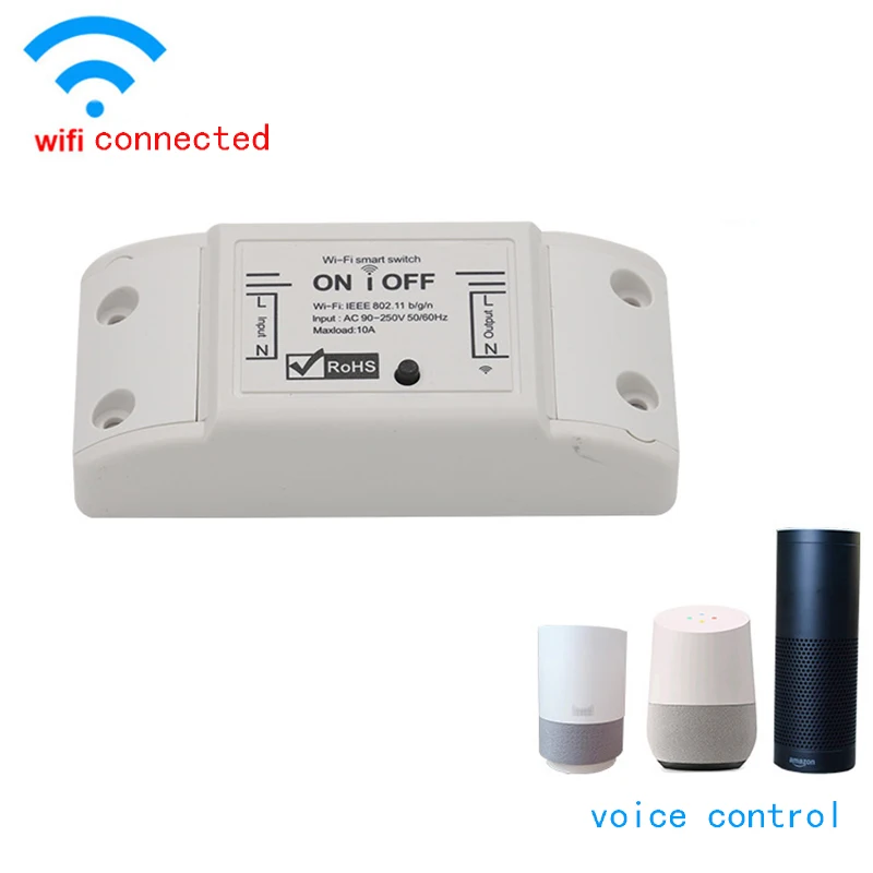 3 шт. базовый 10A Tuya Smart Life Wifi умный переключатель дистанционного беспроводного света Интеллектуальный универсальный модуль автоматизации работает с Alexa