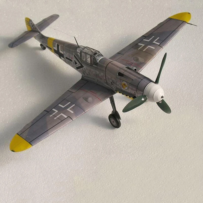 1:32 Германия Bf-109 G6/G14 бомбер картон с трёхмерными чертёжами 3D День матери день
