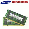 SAMSUNG 2GB 2RX8 PC2-6400S 800Mhz DDR2 2gb Laptop Memory 2G pc2 6400 800 MHZ Notebook Module SODIMM RAM ► Photo 2/2