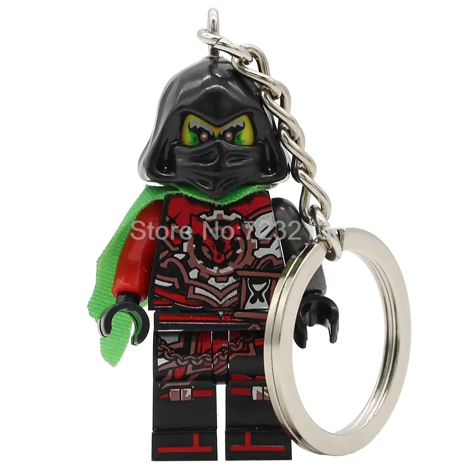 Jay Kai Carmadon NYA Ninja Krux фигурка брелок Vermin Wu chaviro Коул питор общий криптор DIY строительные блоки игрушки - Цвет: Krux