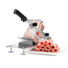Commercial Household Manual Meat Slicer Lamb Beef Meatloaf Frozen Meat Cutting Machine Vegetable& Meat Hand Mincer machine