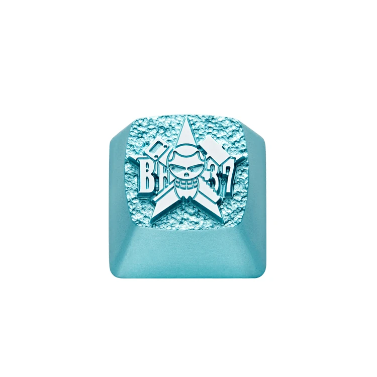 ZOMO OP Franky Zomo одна деталь Artisan Keycap CNC анодированный алюминий совместимый Cherry MX Переключатель esc Брук Чоппер Franky Luffy игрушки Санджи и Нами Зоро - Цвет: ZOMO OP Franky