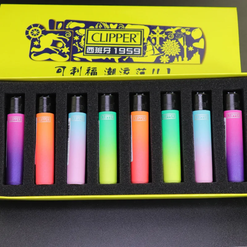 

Grinding Wheel Original Clipper Gasoline Lighter Nylon Torch Free Fire Pocket Refillable Gas Lighter Use For Collection And Gift