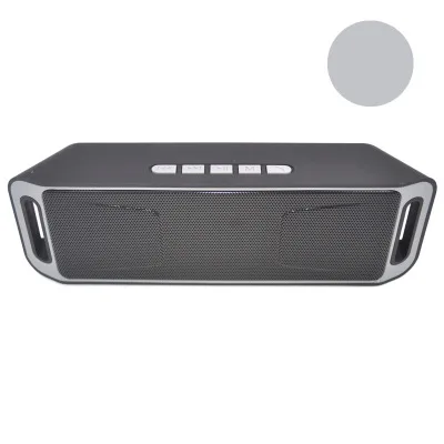 Мини Bluetooth динамик открытый TF карта портативный динамик музыкальная Колонка беспроводной громкий динамик сабвуфер HD бас стерео EX285 - Цвет: Silver