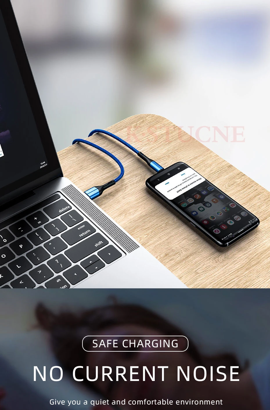 KSTUCNE Micro USB Cable 3A 3.0 Fast Charging Charger Micro usb Cable For Samsung S7 Xiaomi LG Android Mobile Phone Charger Cable