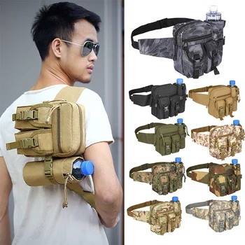 

Multi-Functional Kettle Waist Bag Waterproof Outdoor Bag Running Waist Belt Kettle Sports Bag PR Sale