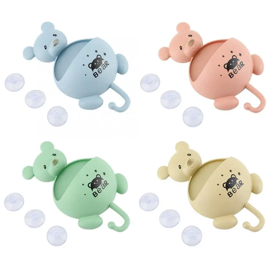 Cartoon Kangaroo Shape Bathroom Storage Box Wall Mounted Holder Organizer for Soap Glasses Bathroom Accessories