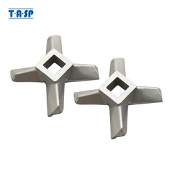 2pcs Meat Grinder Knife 8# Mincer Blade Spare Parts Replacement for Moulinex ME610 ME625 ME630 ME720 Bosch 66020 Zelmer 886.8