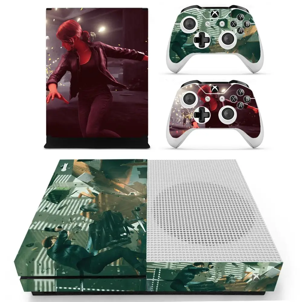 Наклейка для управления играми s для Xbox One S кожа Виниловая наклейка крышка Pegatina для Xbox one тонкая консоль и два контроллера шкуры