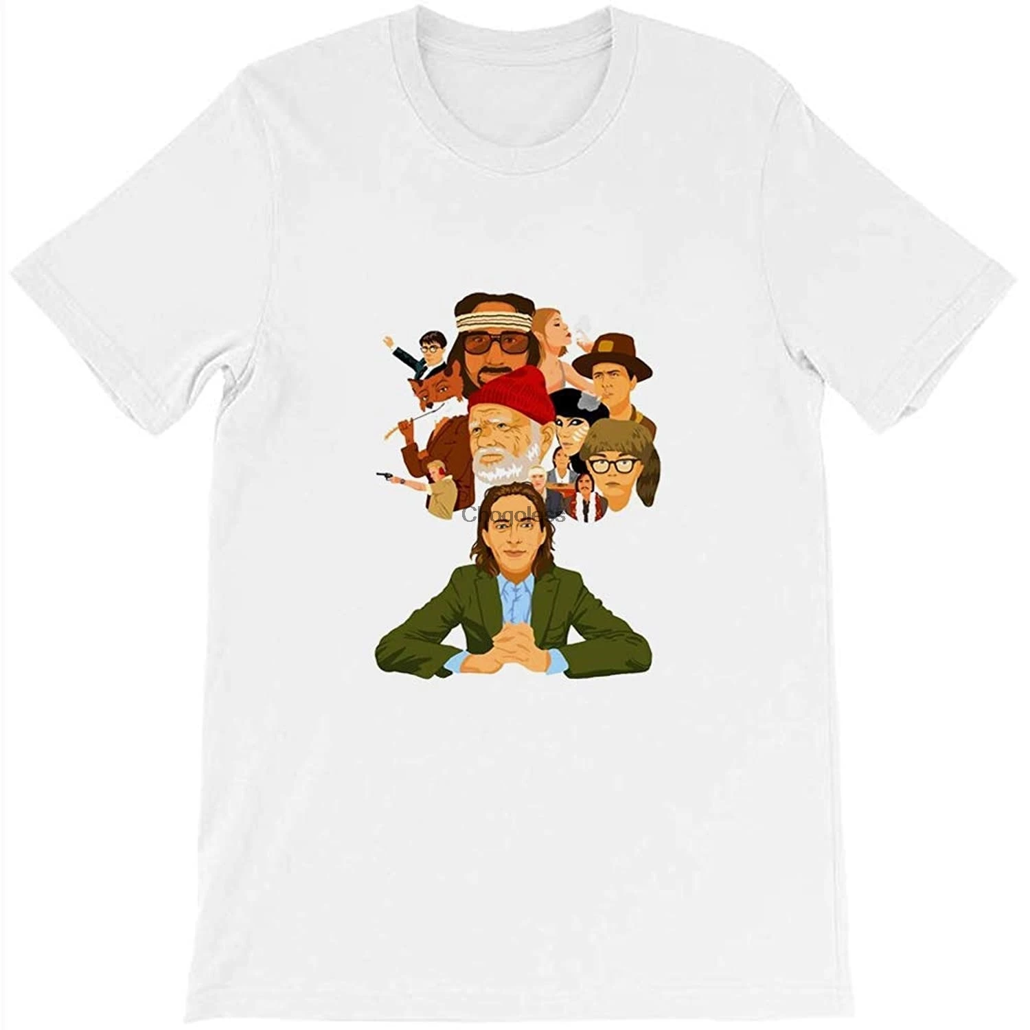 Футболка унисекс The World of Wes Anderson Royal Tenenbaums Rushmore Moonrise винтажный подарок для мужчин и