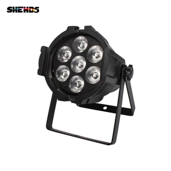 

SHEHDS Intelligent Adjustment/Automatic/DMX Aluminum Alloy LED 7X12W RGBW Par Stage Lighting Design For Disco/Hotels/DJ Party