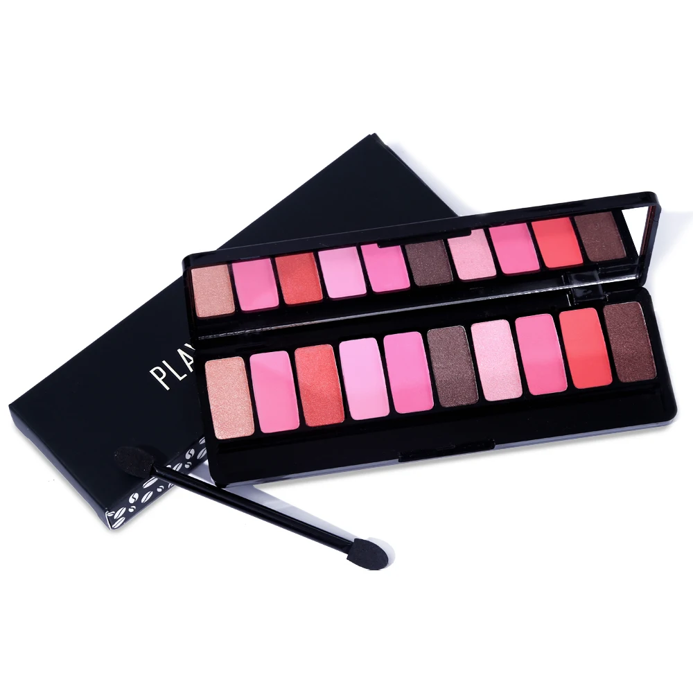 10 Colors Pressed Eye Shadow Palette Matte Shimmer Glitter Eyeshadow Makeup Palette Nude Eye Shadow Powder Make Up