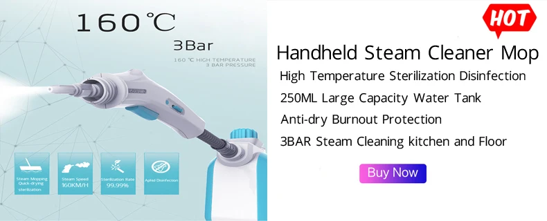 Portable Kitchen Steam Cleaner Handheld High Pressure Steam Cleaner for Cleaning Air Conditioner Hood Disinfection Sterilization