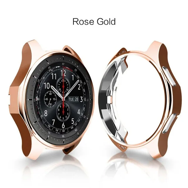 Rose Golden SIKAI беспроводное магнитное зарядное устройство для samsung gear S3 Высококачественная зарядная док-станция с ТПУ чехол для часов для samsung gear S3 Frontier - Цвет: Rose Golden