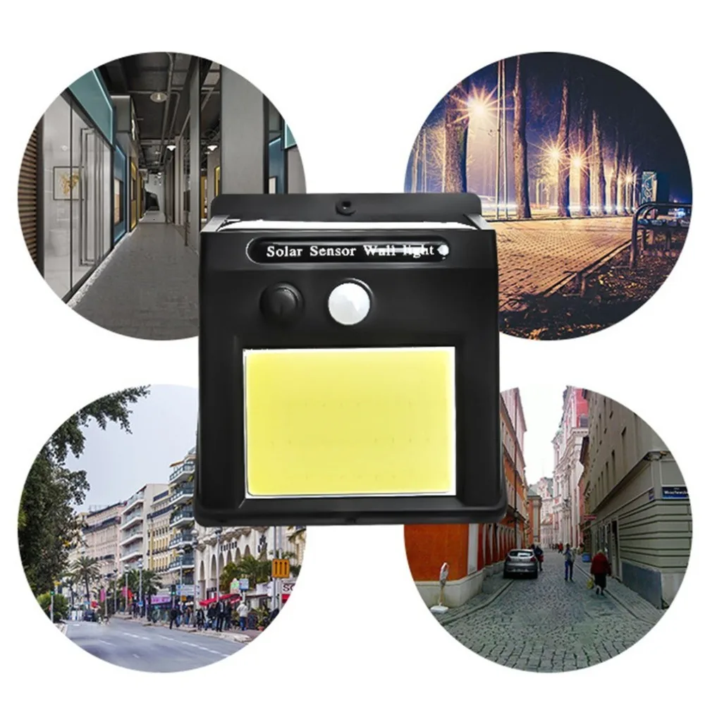 Waterproof 48 LED Solar Power PIR Motion Sensor Garden Wall Light Outdoor Home Light