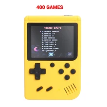 Для VIP клиентов 400/500 игр плеер 3 дюймов TFT цветной экран портативная Ретро игровая консоль 8 бит Классический игровой плеер геймпад