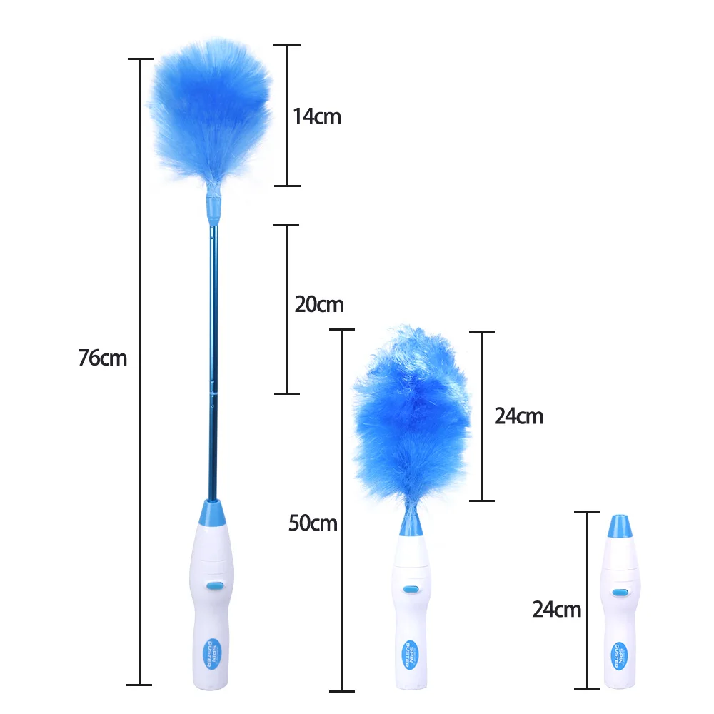 360&deg; Rotatable Electric Feather Duster Vacuum Cleaner Cleaning Tool for Furniture Window Bookshelf Carpet cleaning duster feather duster