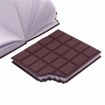 

1 piece of chocolate-style note paper 100 * 87 * 10mm 80 sheets, 160 pages office school notebook writing pad note paper