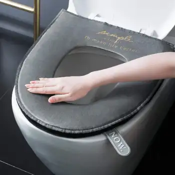 

Soft Warm Toilet Seat Cover Mat Set Washable Cover Pads for Home Decor Closestool Mat Seat Case Toilet Lid CoverAccessories