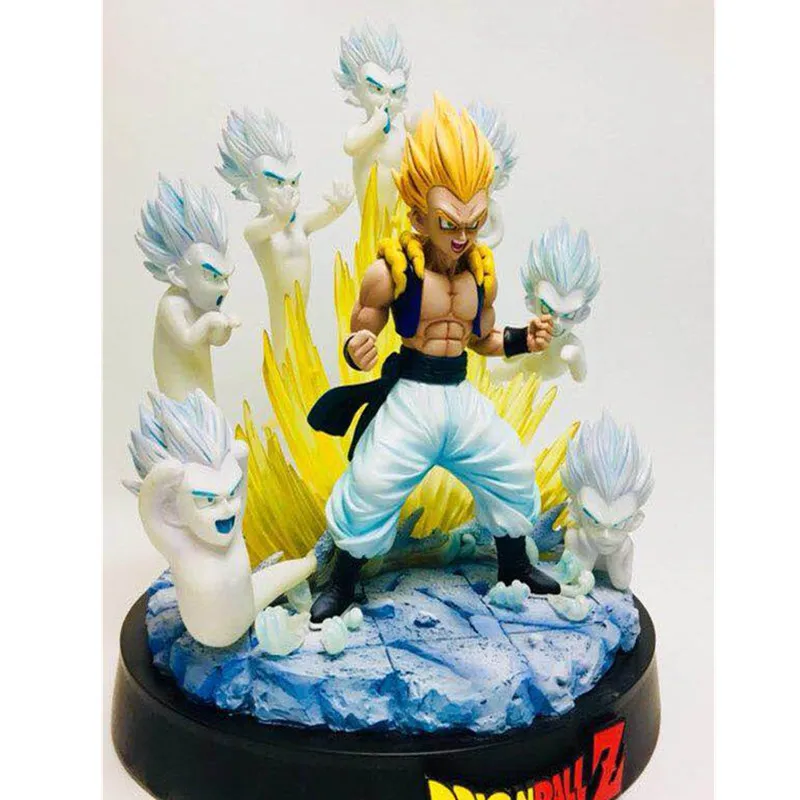 Аниме A Martial Arts World Dragon Ball Z Super Saiyan Lmp Attack trunks Fusion Super Soldier фигурка Gotenks из ПВХ фигурка игрушки M2640 - Цвет: Многоцветный