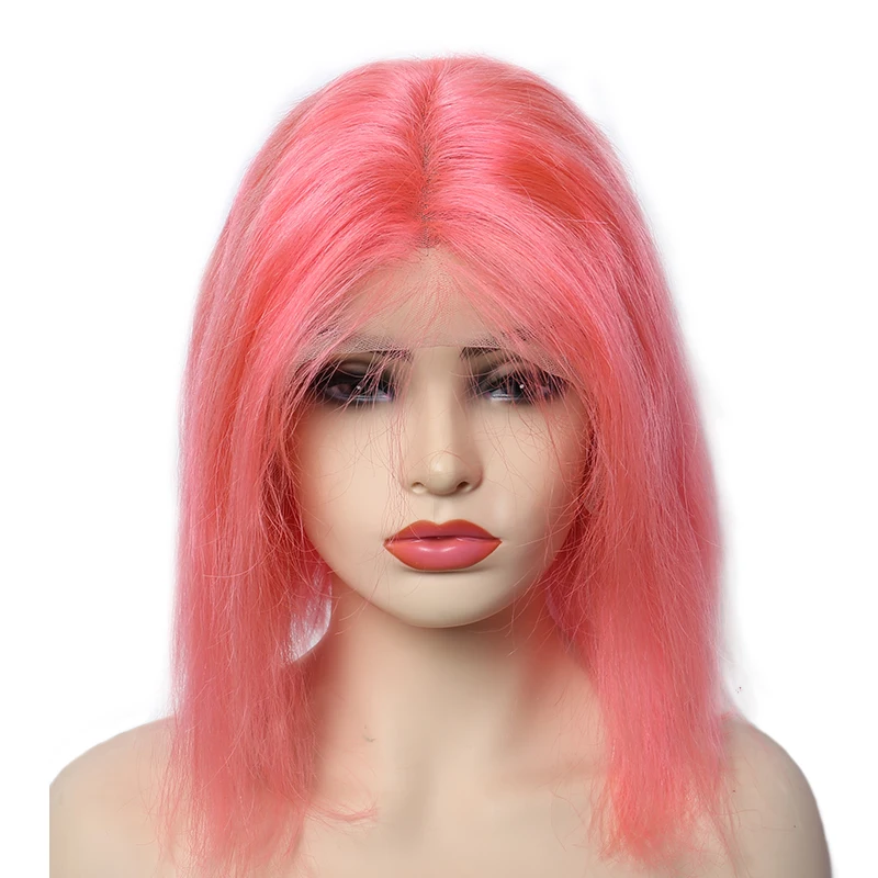 

Colored Bob Lace Front Human Hair Wig 13x6 Brazilian Straight Short Bob Lace Front Wig For Women Black 150 Density Blonde Remy