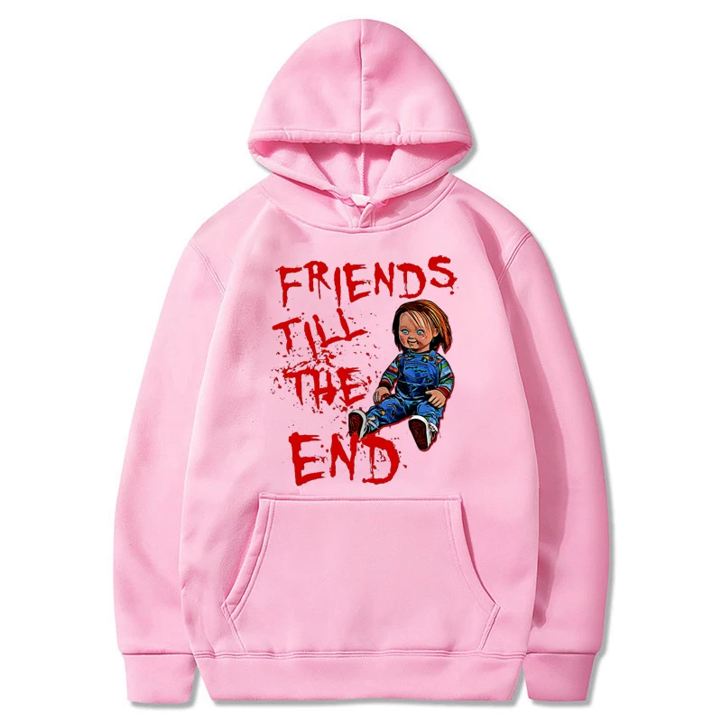 Pink hooded