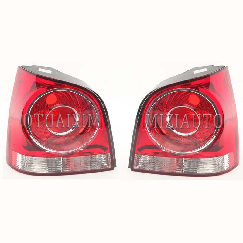 Red left Right Задний светильник хвост светильник s для VW POLO Хэтчбек 2006 2007 2008 2009 2010 хвост светильник s без лампочек стоп-сигнал светильник сигнала поворота - Цвет: Red left Right