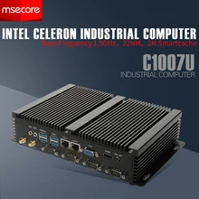 MSECOREC1007U I5 3317U Fanless MINI PC Windows 10 Desktop Computer Industrial Nettop barebone HTPC HDMI VGA 2*LAN 4*COM WiFi
