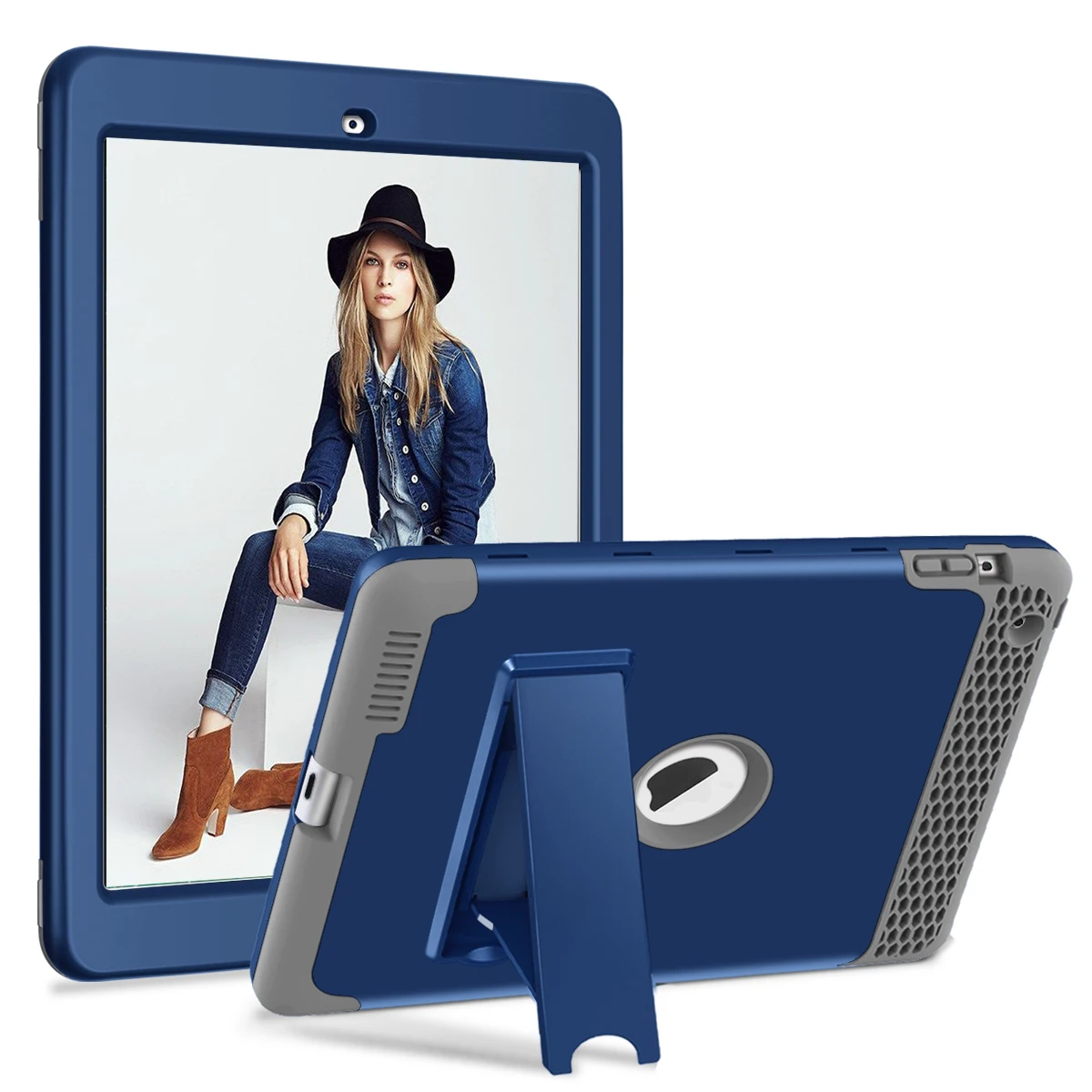Для ipad 4 чехол Гибридный противоударный чехол с подставкой прочный трехслойный ударопрочный противоударный чехол для ipad 2 3 4