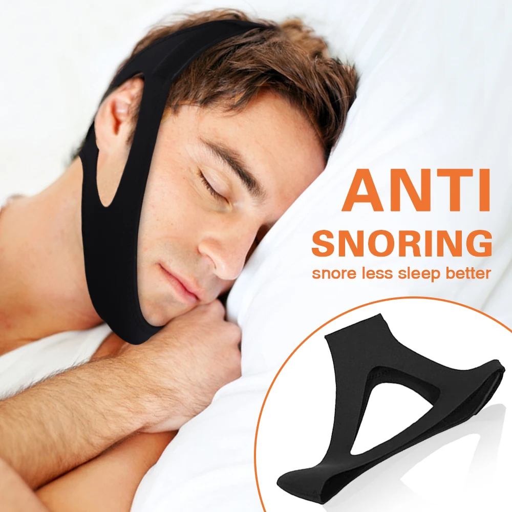 

Anti Snoring Device Adjustable Snore Chin Strap Reducing Aids for Men and Women Use for Stop Snoring Jaw Strap Sleep Helper