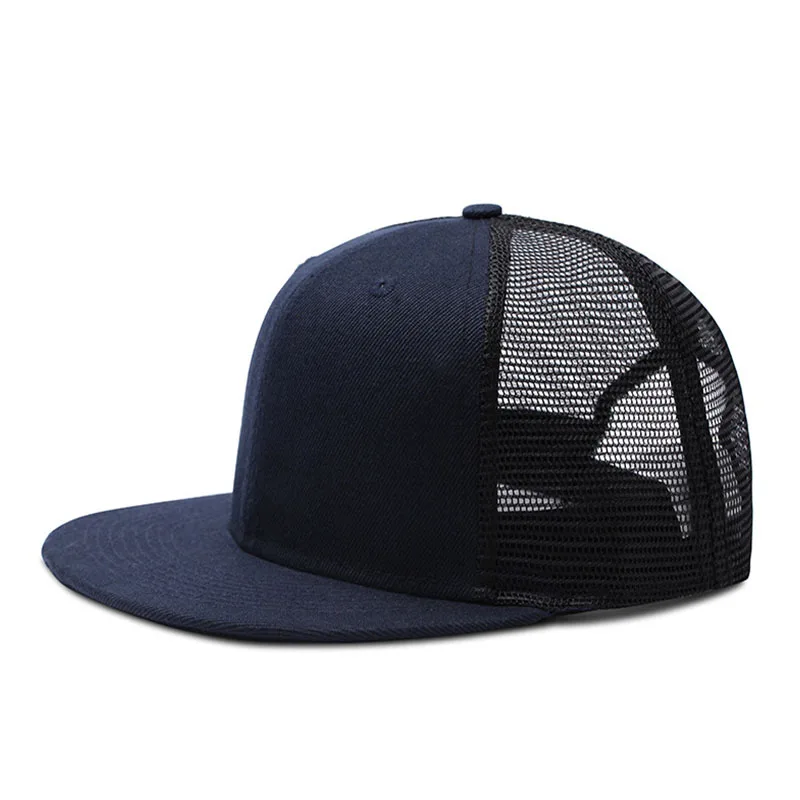 Летние Обувь с дышащей сеткой Snapback Бейсбол шапки Для мужчин Регулируемая Повседневное, мужские и женские бейсбольные кепки, Планас; Хип-хоп кепки с плоским козырьком Casquette Homme Luxe - Цвет: Синий