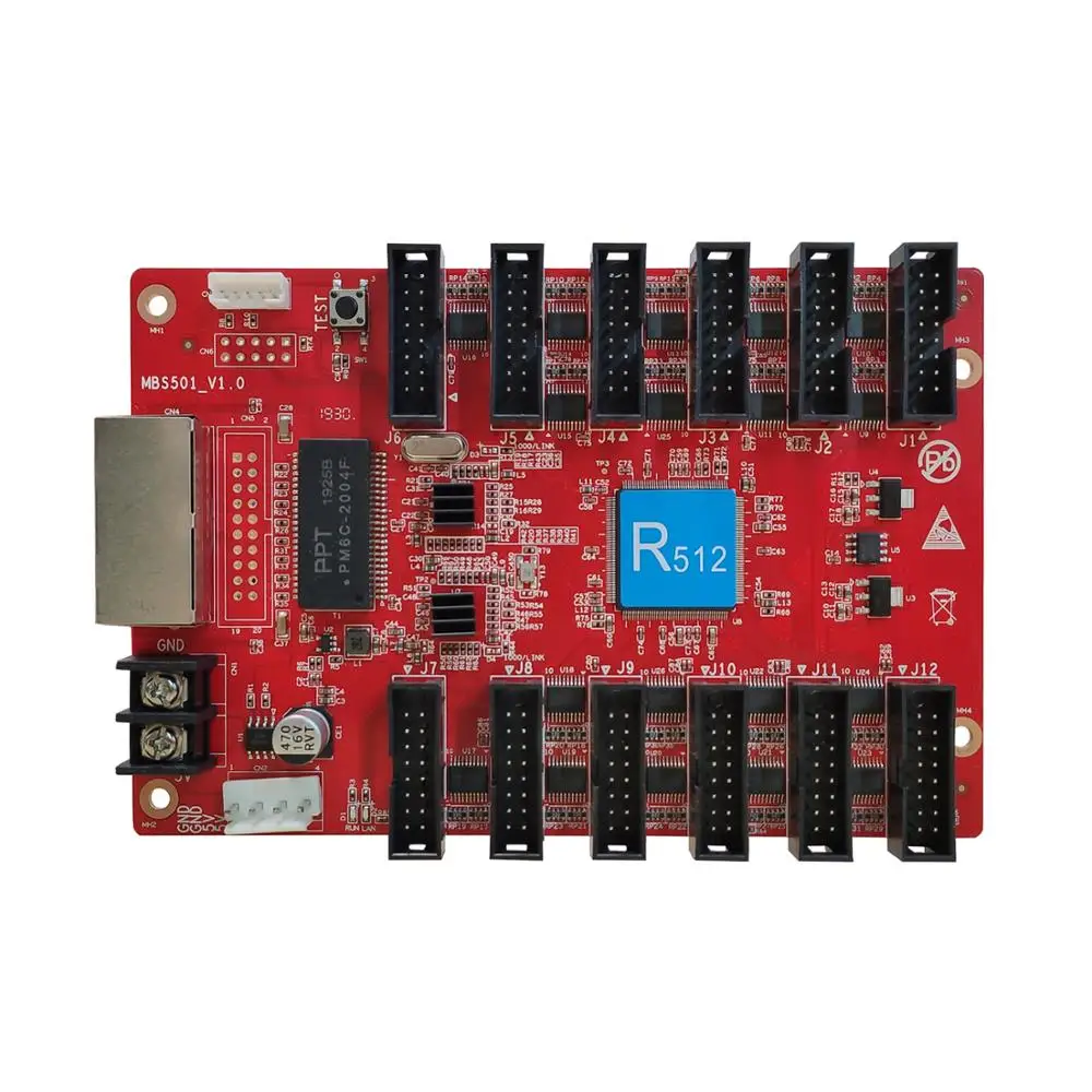 Плата управления светодиодным дисплеем HuiDu HD R508 R512 R516 R612 полноцветная