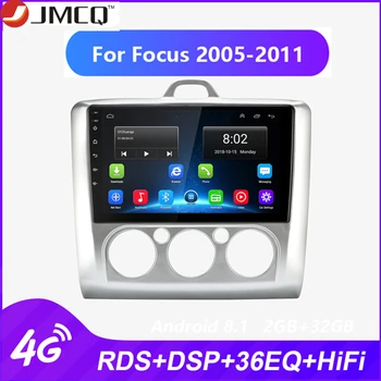 

JMCQ Android car stereo for Ford Focus 2 Mk 2 2005-2011 Multimedia player 4G Network WIFI Touch Screen RDS DSP GPS navigation