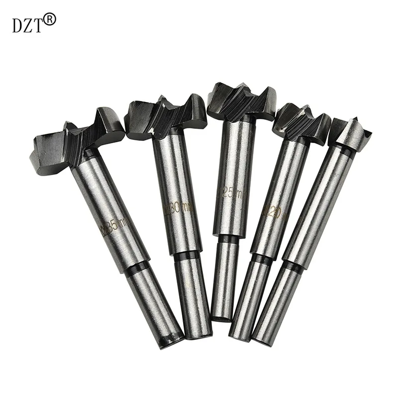 5pc Woodworking Forstner Drill/Woodworking Hole Saw/High-Speed Steel Punch Hard Carpentry Drill