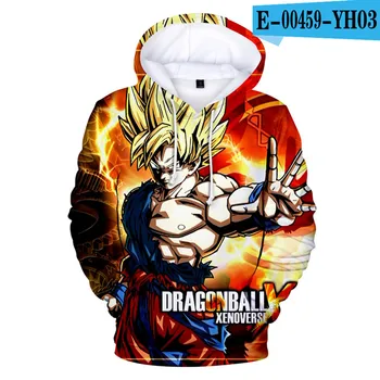 

Hot Cosplay Hoodie Dragon Ball Goku Sweatshirt Men and Women 3D Hoodie Child Adult Size Autumn Winter Quality Clothing