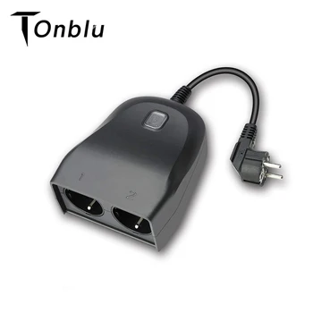 

Outdoor WiFi Plug Outlet Smart Socket Wireless Individual Remote Control Switches with Alexa Google Assistant Timer Outlet
