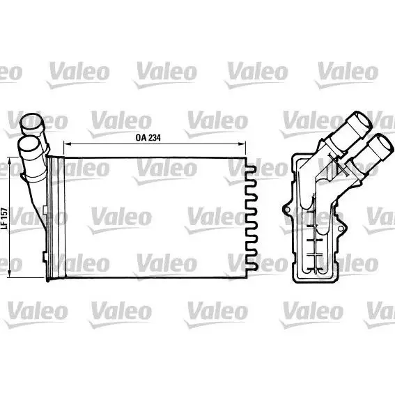 Радиатор отопителя CITROEN: BERLINGO(MF) 1.1 i(MFHDZ)/1.4/1.4