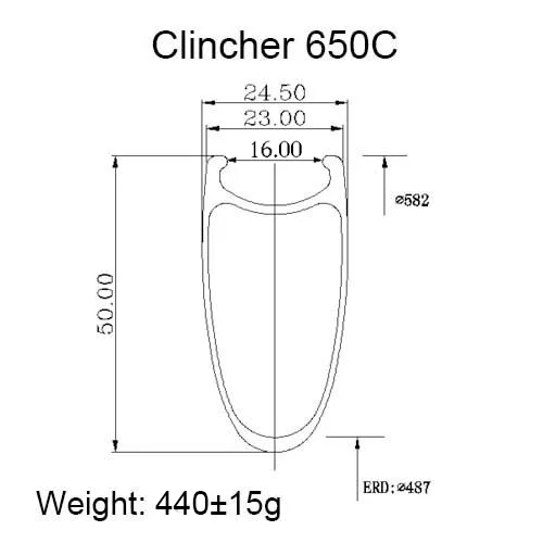 Carbonfan 650C углеродный Hookless/Clincher/трубчатый дорожный обод DC Series