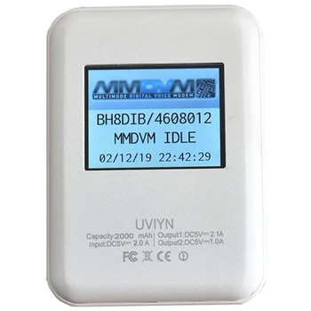 

UHF/VHF WIFI LCD Digital Hotspot MMDVM Support DMR P25 YSF QSO Built in Battery(with Display)